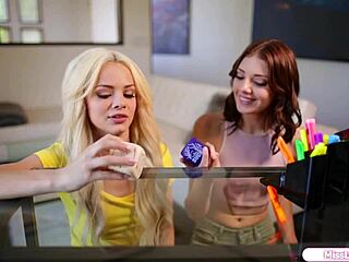 Three small girls help to satisfy each other’s wants and needs in a steamy scene