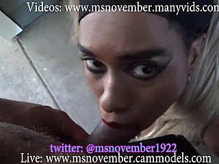 Sloppy blowjobs and deepthroat action with black teens