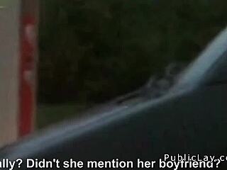 Hungarian couple picked up for indoor banging with monster cock on camera