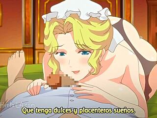 金发巨乳女仆动漫风格