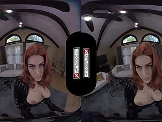 Does Black Widow ride your cock in VRcosplayx?