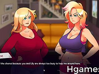 life in woodchester part 2, where the characters date and play games