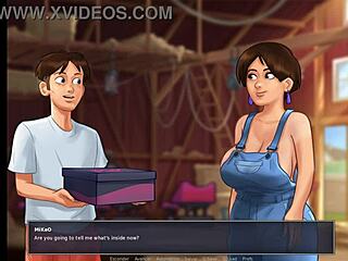 MILF in cowgirl and doggy style in Summertime Saga