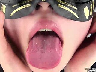 Ever tried a wild tongue spit fetish with a hot Asian babe?
