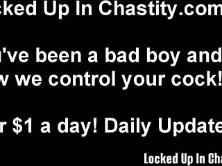 Femdom chastity cage experience - would you dare?