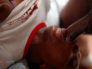 damn, check out ebony amateur Kittylove getting railed hard from behind!