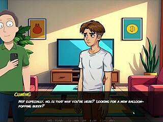 Portal Porn Demoniums Parody Hentai Game Ep 1 Mortys Sister Squirts In Shower