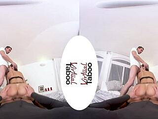 VR porn with double cock trouble and big ass lovers