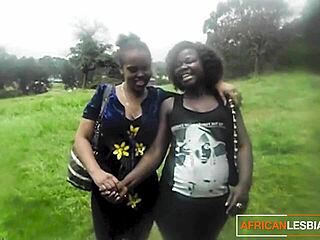 Pretty black lesbian couple’s secret pleasure: fingering and more