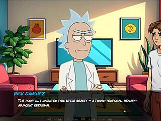 Portal Porn Demoniums Parody Hentai Game Ep 1 Mortys Sister Squirts In Shower