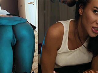 Katrin Tequila is a bad girl who gets spanked and becomes horny before having sex