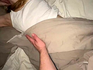 Young girl vs old and inexperienced man in a hot scene