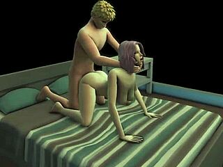 3D animated game with lots of sex and netorare