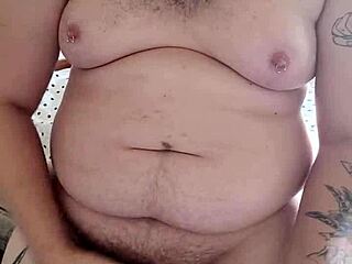 Fat Gay Dog Masturbates To Relax