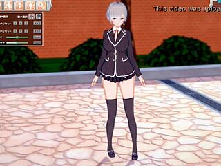 Hey, wanna rub Asami's massive tits in this 3D anime sex scene?