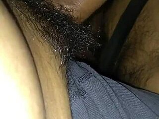 Gay amateur crossdresser gets hard cock in gay blowjob in front of a nightclub dance floor