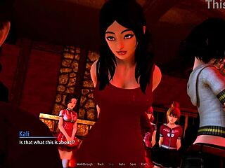 Visual novel with harem elements and commented gameplay