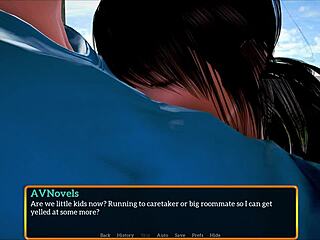 Visual novel with interactive gameplay, my new stepfamily 592