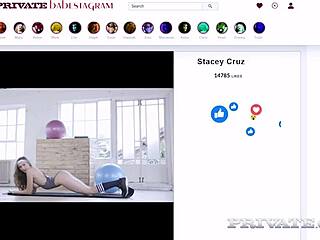 Fit babe Stacy Cruz gives an epic blow at Private com