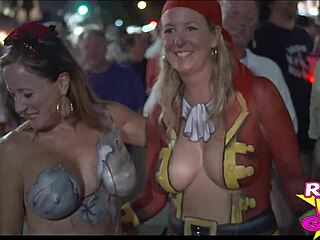 Public nudity at Fantasy Fest