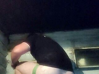 Damn! Full rough fuck of policeman’s anal with vodka bottle!