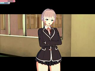 Hey, wanna rub Asami's massive tits in this 3D anime sex scene?