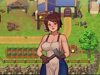 本子游戏：在浴室偷窥揭示乡村生活中的大资产