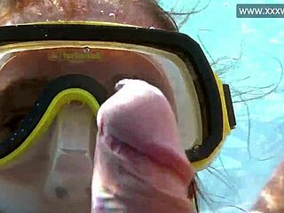 hardcore blowjob underwater with minnie manga in jacuzzi