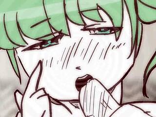 Step-sister hypnotizes and dominates onee chan in a femdom encounter