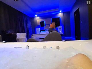 Motel maid fucks for cash in jacuzzi!