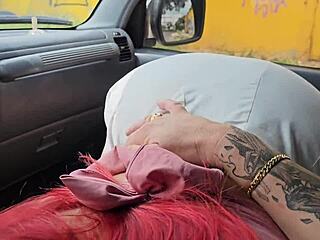 milf hops in my car for wild fun