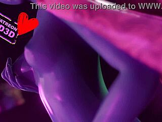 Linx and Joey’s hot lesbian scene in animated 3D porn