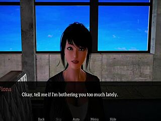 3D visual novel experience with ecchi moments