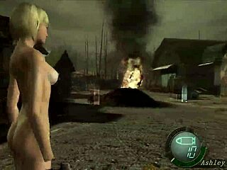 Ashley Nude in Resident Evil 4 Gameplay