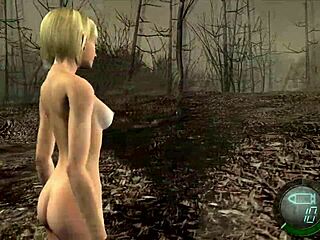 Ashley Nude in Resident Evil 4 Gameplay