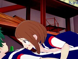 Ochako and Izuku's Intense Hentai Creampie Adventure?