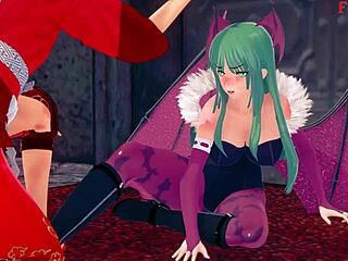 Morrigan's Halloween special: See through and fuck me full