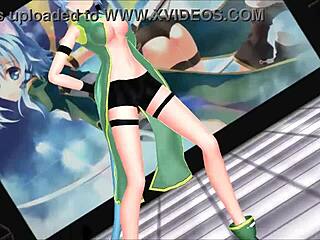 Sinon Sword Art Online MMD Animation