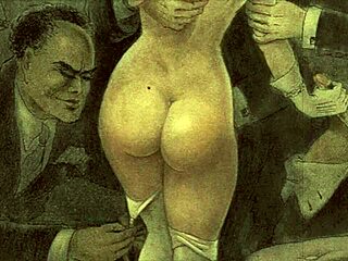 Bold vintage erotic drawings from the past