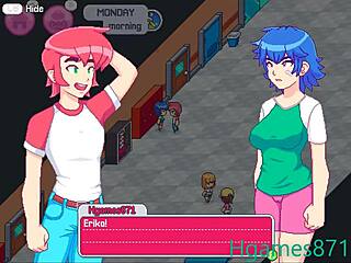 Oppai and Ecchi in a dating game with a porn game twist