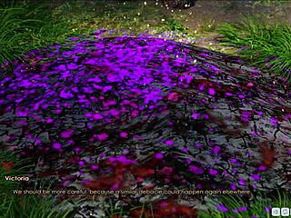 Lust Academy teen in huge outfit teases with big boobs