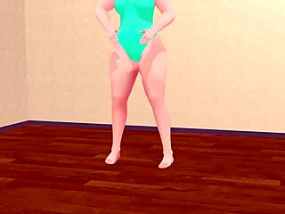 Kyo’s curvaceous body moves in this animated dance video