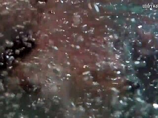 Ivetta plays seductively in pool, drawing all eyes