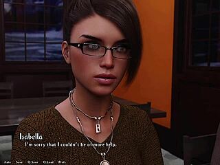Hot brunette in 3D game Dik 143 enjoys big cock