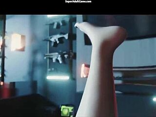 cyberpunk judy and bestfriend share a cock in steamy 3d hentai gameplay