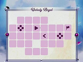 Play an anime-style porn game called Unholy Angel 2