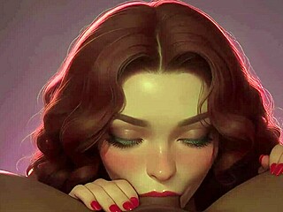 redhead stepsister dances at the club in 3d anime pov