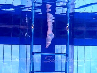 Ivetta plays seductively in pool, drawing all eyes