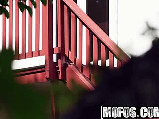 Mofos pervs on patrol capture big butt blonde teen in ffm sex tape fantasy