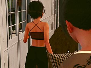 3D animated Asian game with big cock and 69 oral sex